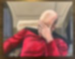Captain Picard face palm meme, Star Trek enterprise original painting