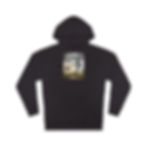 Cow flying in a Tornado with pistols.  Unisex Hooded Sweatshirt