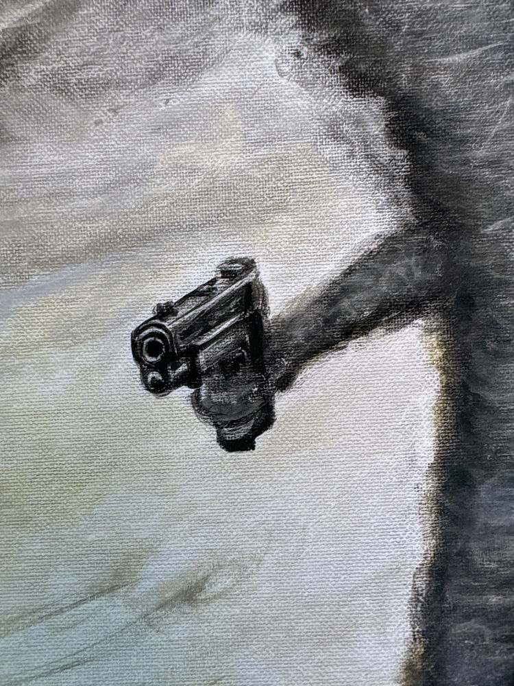 Thumbnail: Cow flying in a Tornado with pistols.