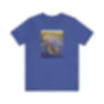 Thumbnail: Raccoon Water Skiing Behind Alligator.  Jersey Short Sleeve Tee.