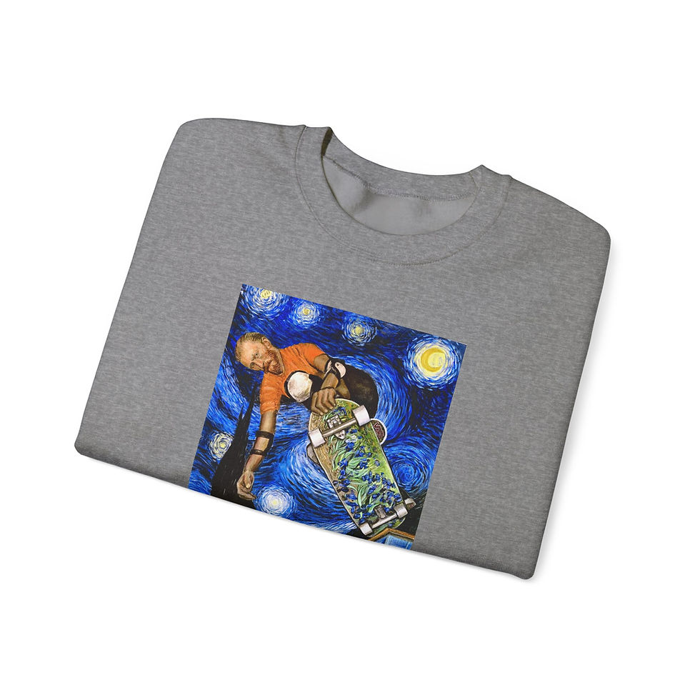 Thumbnail: Gogh Big Unisex Heavy Blend Crewneck Sweatshirt