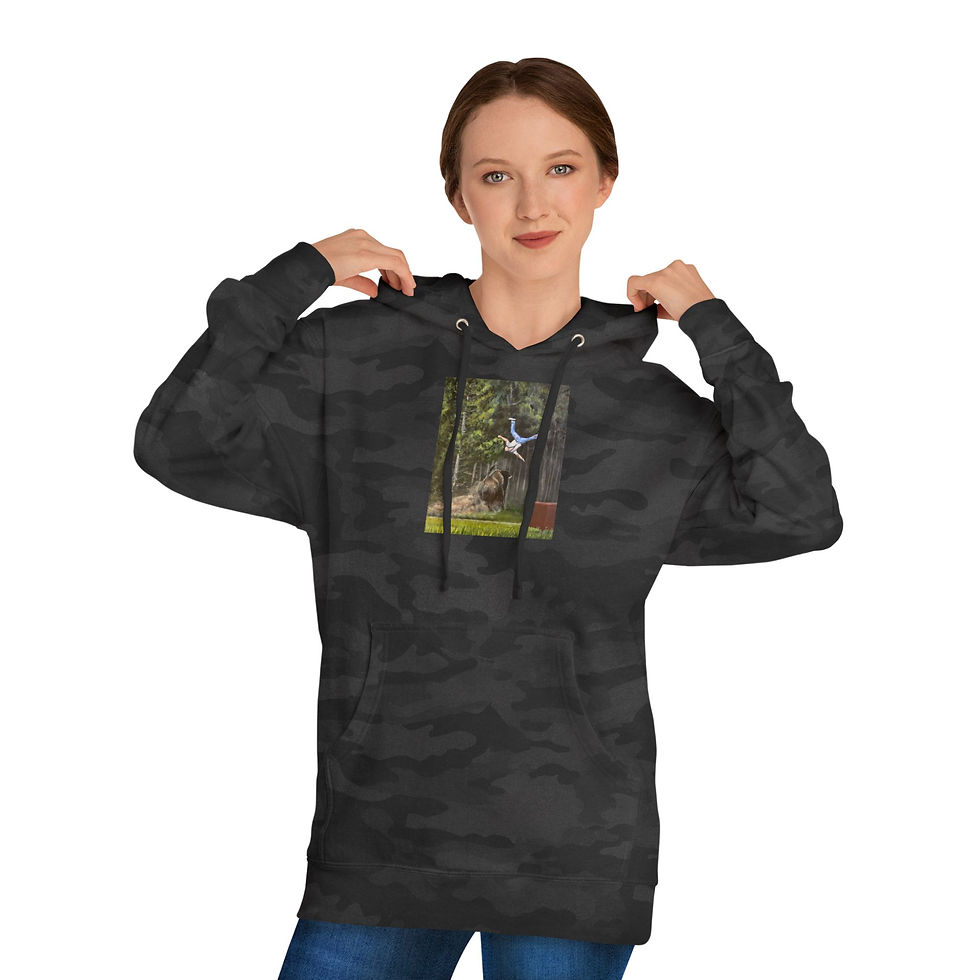 Thumbnail: Angry Bison launches Man. Unisex Hooded Sweatshirt
