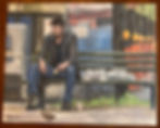 Keanu Reeves, eating alone on a bench bird in foreground classic meme original