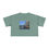 Thumbnail: Drinking Buddies. Jaws drinks a beer with quint. Women's Crop Tee