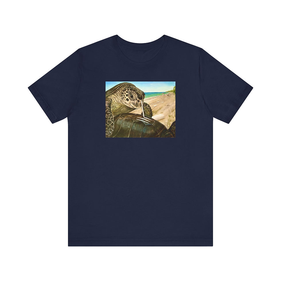Thumbnail: Coke Sniffing Turtle Unisex Jersey Short Sleeve Tee