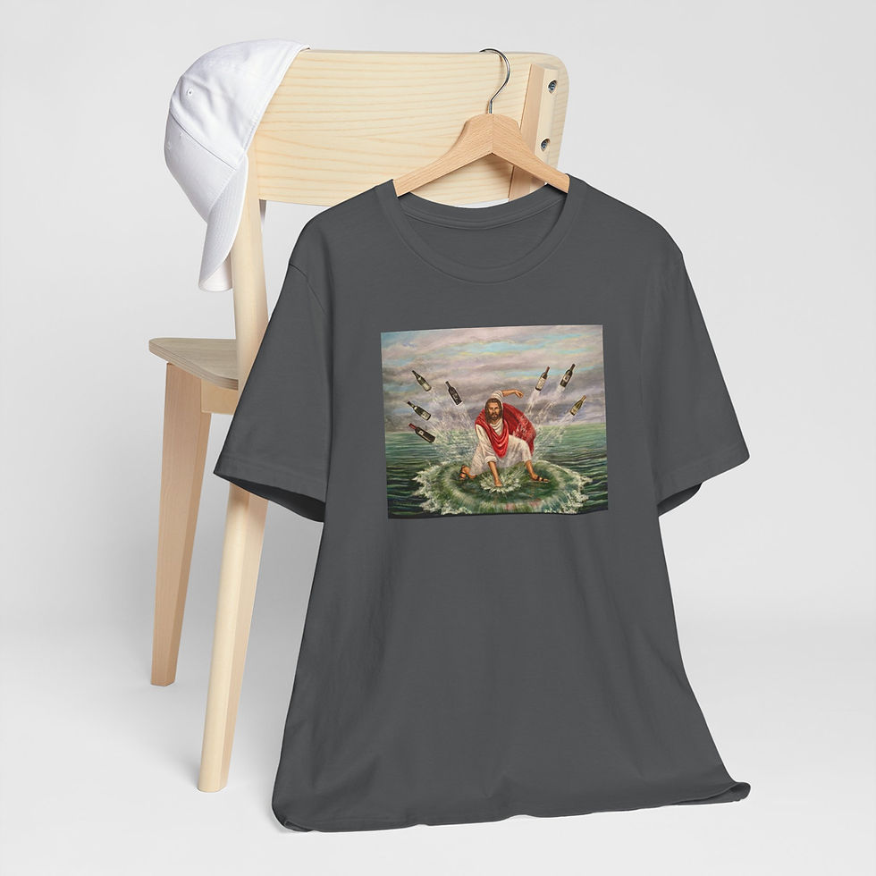 Thumbnail: Water into Wine Jersey Short Sleeve Tee