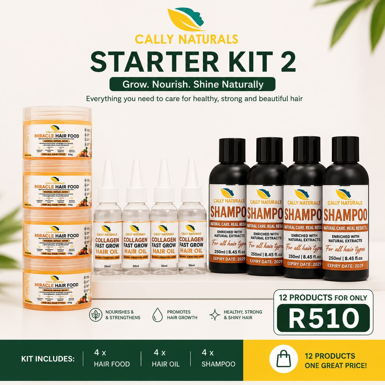 STARTER KIT 2 HAIR PRODUCTS