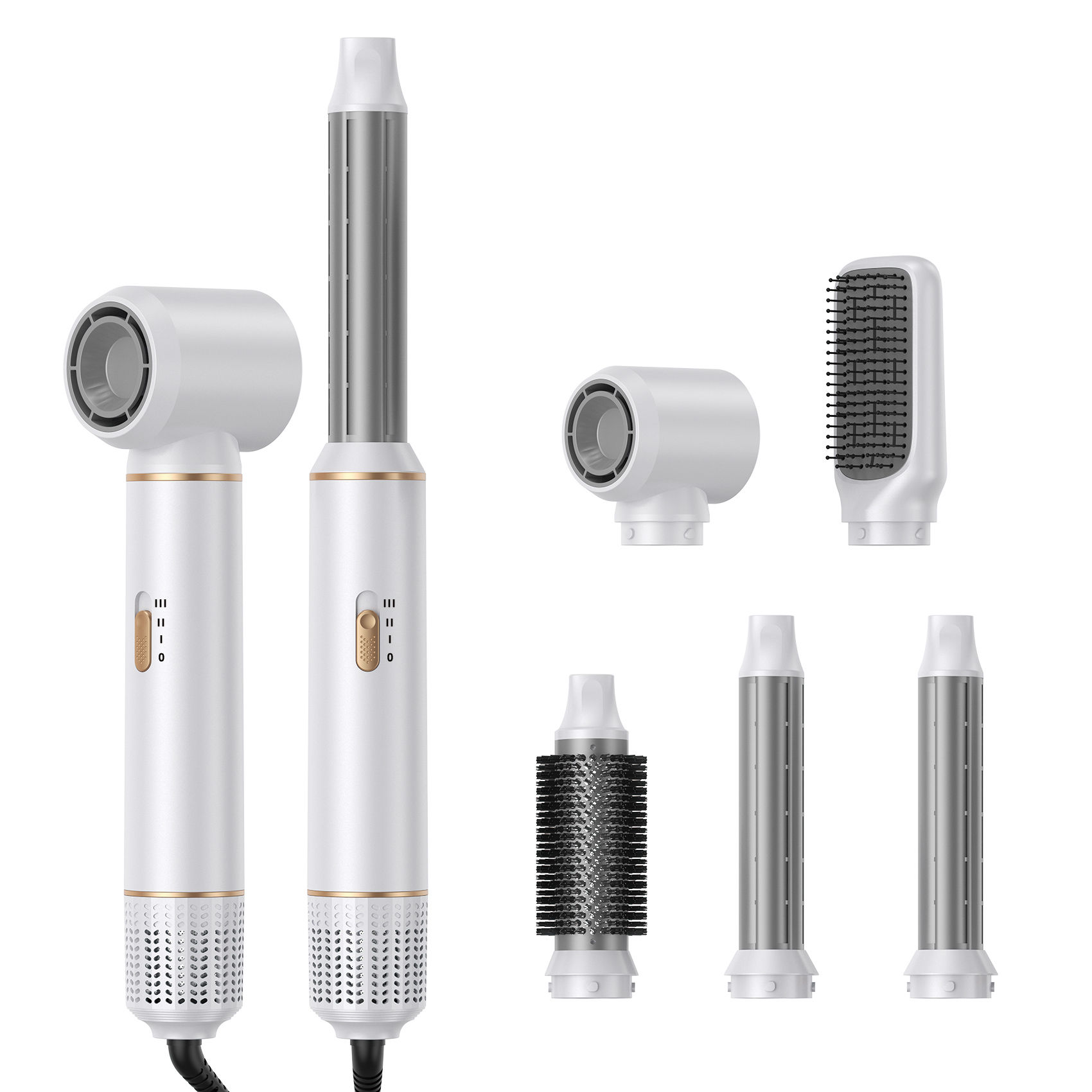 G'LORE Professional 5-in-1 Ionic Hair Dryer & Styler Brush