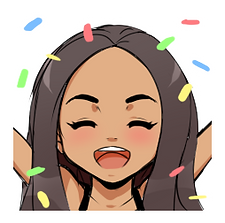Happy girl art