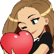 hugging heart animation