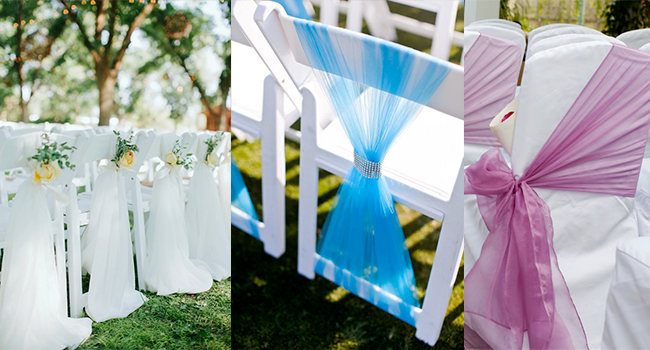 Wedding Chair Sashes