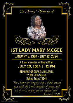 Memorial Service Announcement - Made with PosterMyWall