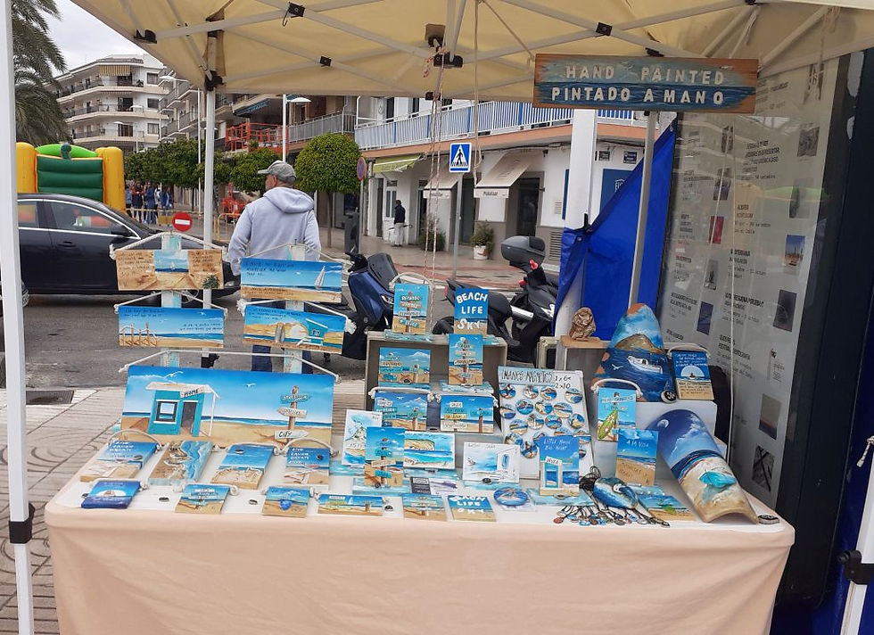 Tableros y piedras pintadas a mano - sábado y domingo