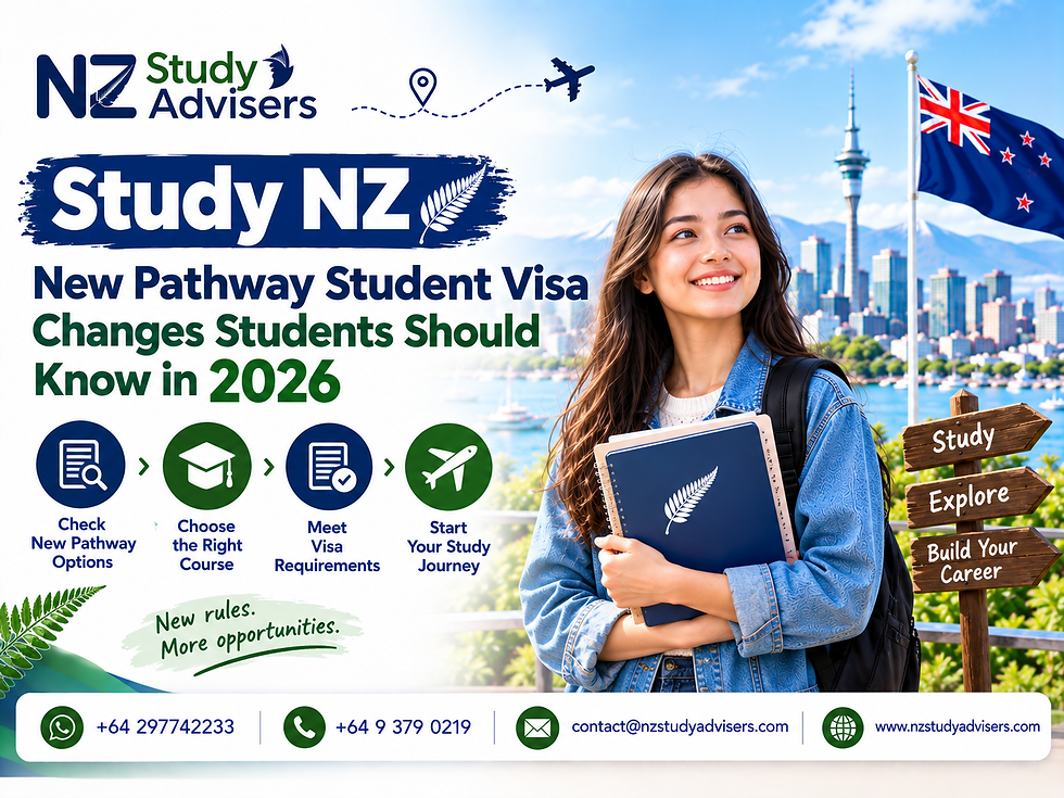 Study NZ: New Pathway Student Visa Changes Students Should Know in 2026