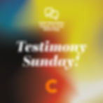 Testimony Sunday
