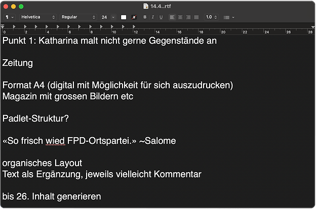 Protokoll 14.4.2021