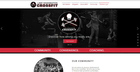 Lake Washington CrossFit Website Rebuild (Wix)