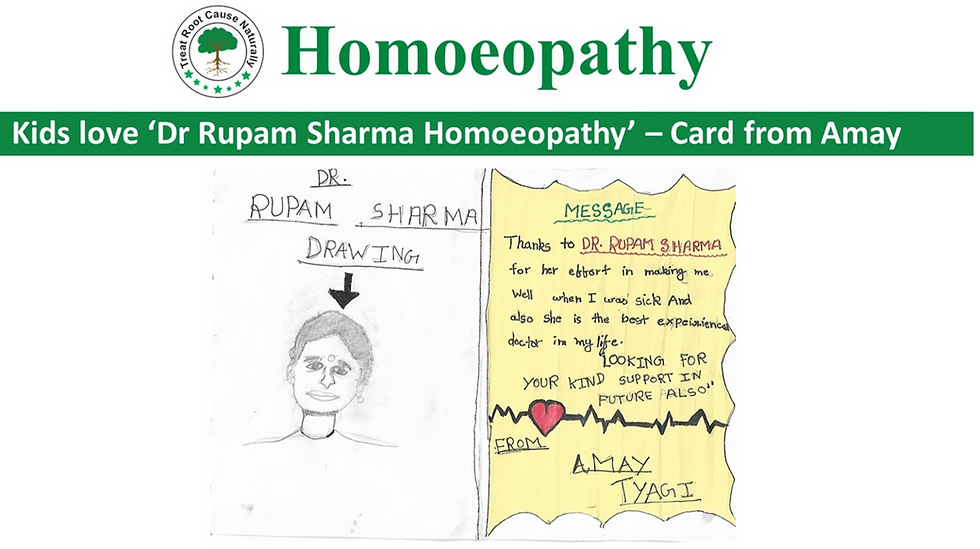 Dr Rupam Sharma, Best homoeopath doctor near me