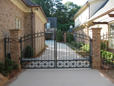 Custom iron gate by Charlotte Blacksmith