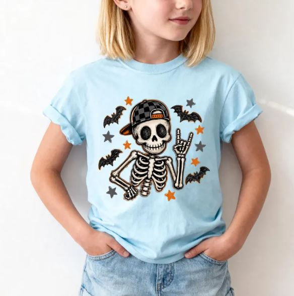 Thumbnail: Skeleton Peace Graphic Tee Toddler/Youth