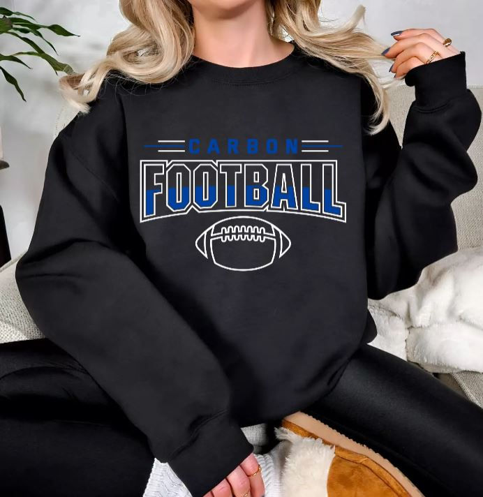 Thumbnail: Carbon Football White Royal Sweatshirt