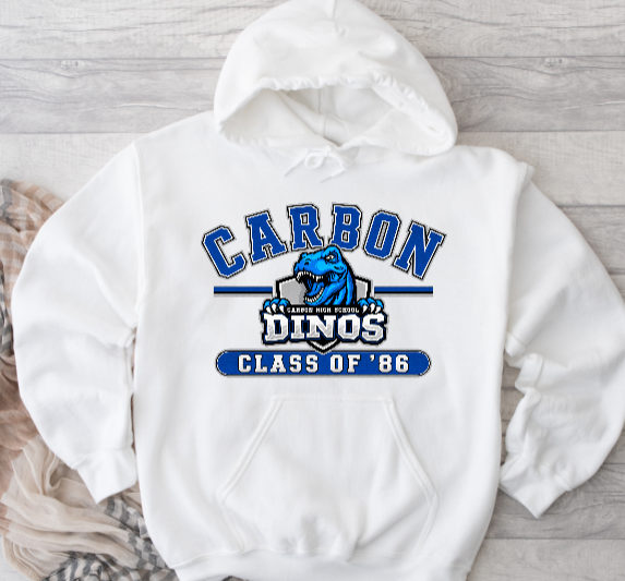 Thumbnail: Carbon High Class of '86 Hoodie (Design 2)