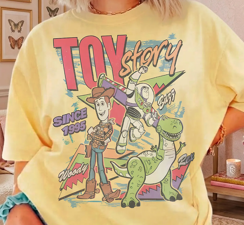 Thumbnail: Toy Story Retro Comfort Color Shirt