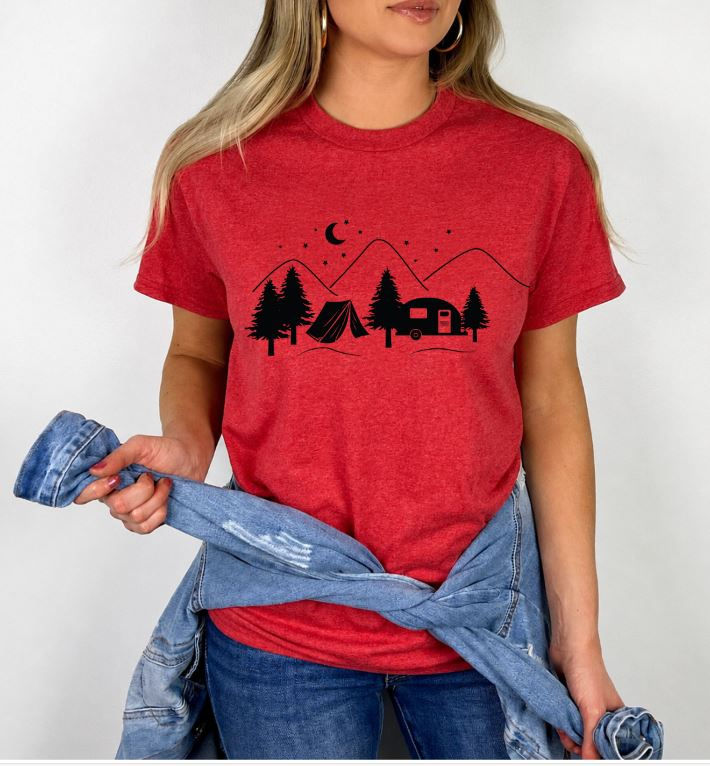 Thumbnail: Happy Camper Graphic Tee