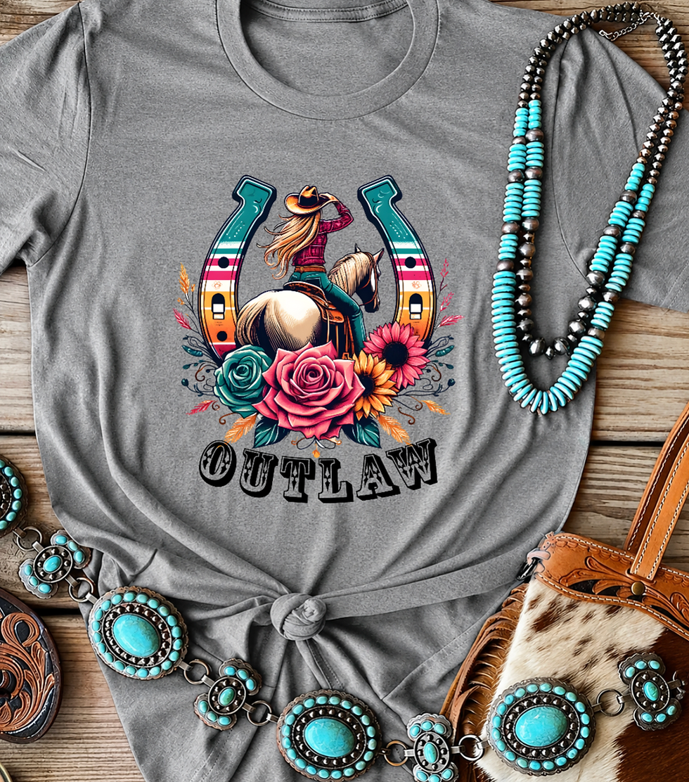 Thumbnail: Outlaw Cowgirl Graphic Tee