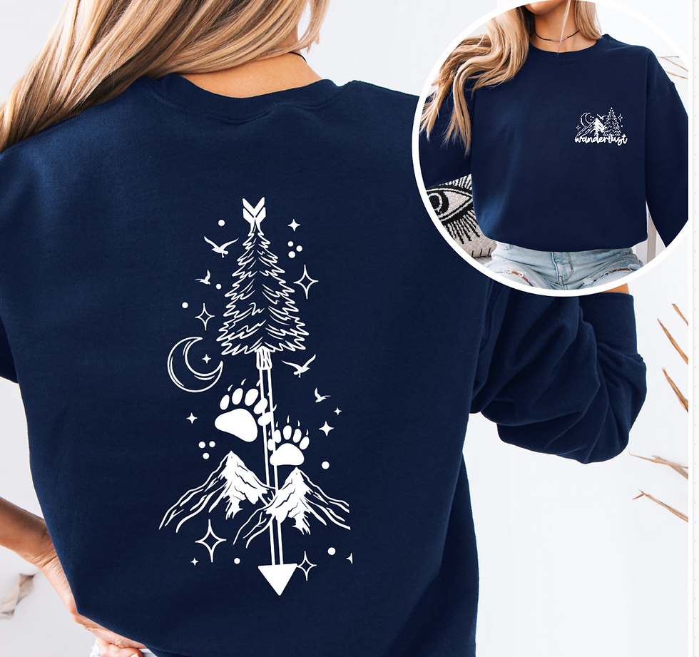 Thumbnail: Outdoor Wilderness Sweatshirt (Pocket & Spine)