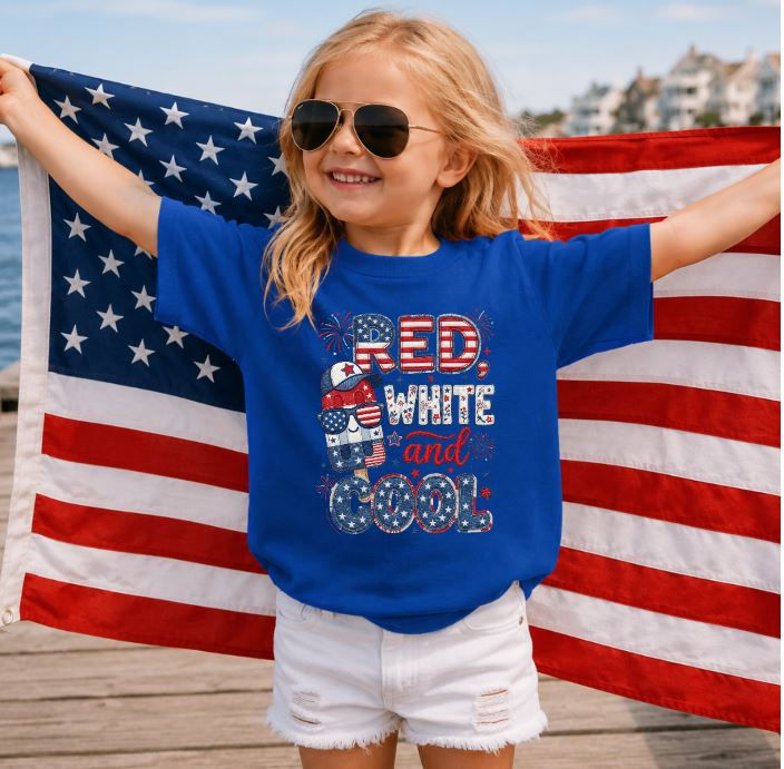 Thumbnail: Red White & Cool Graphic Tee Toddler/Youth