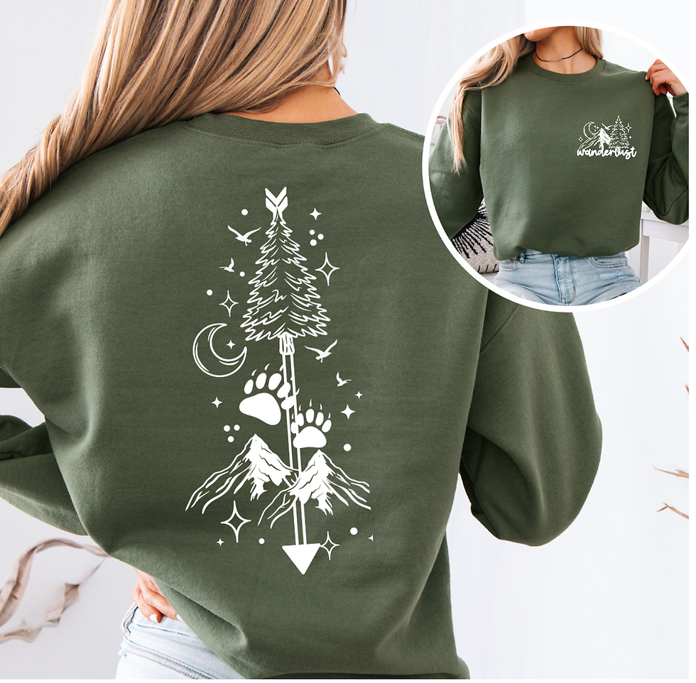 Thumbnail: Outdoor Wilderness Sweatshirt (Pocket & Spine)