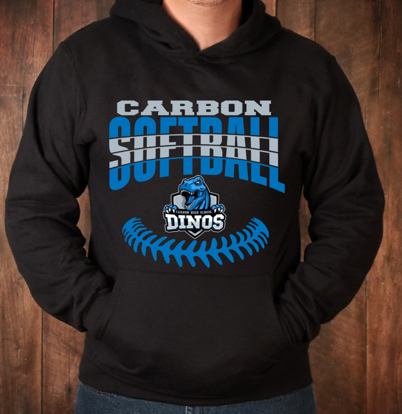 Carbon Softball Hoodie
