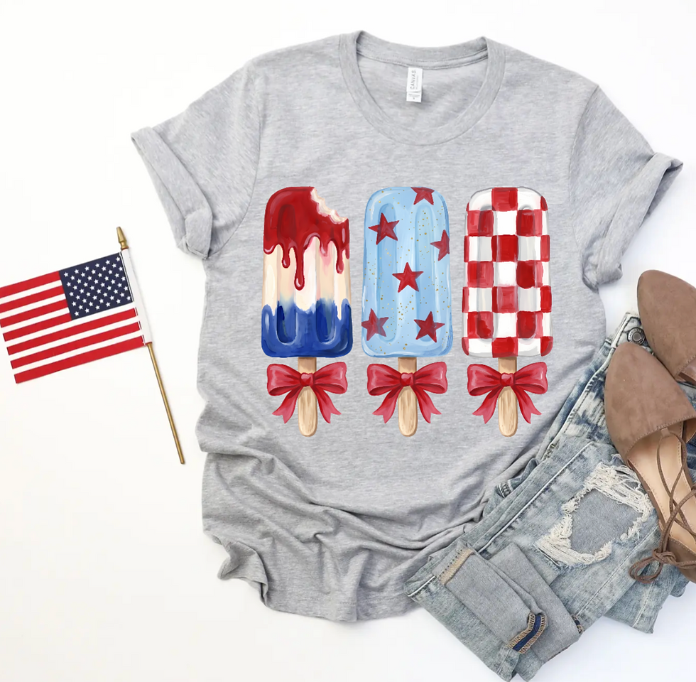Thumbnail: Patriotic Popsicles Graphic Tee