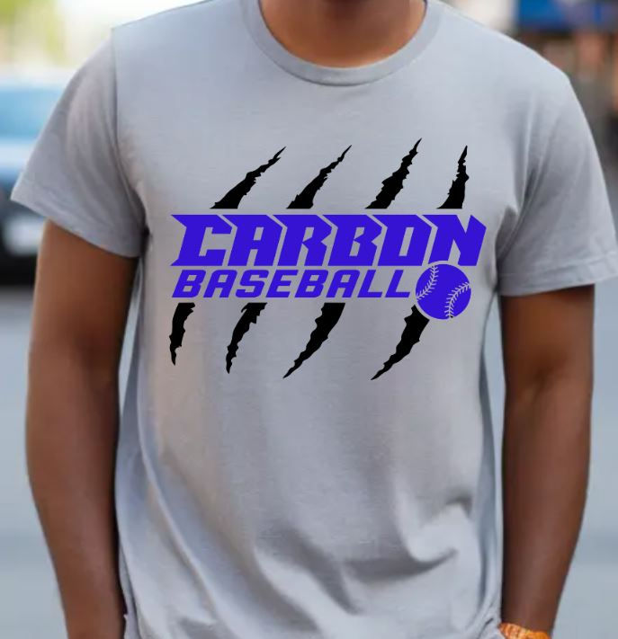 Thumbnail: Carbon Baseball Claw Graphic Tee