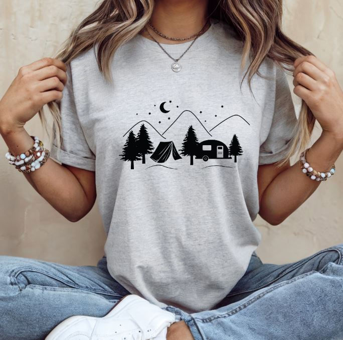 Thumbnail: Happy Camper Graphic Tee