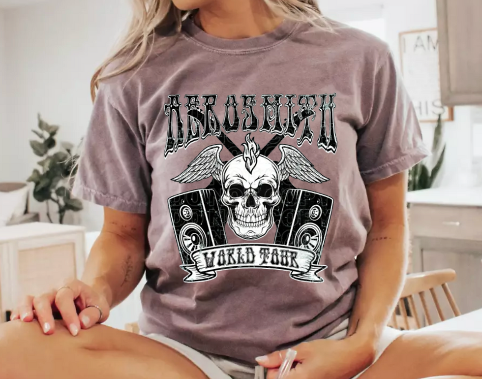 Thumbnail: Aerosmith World Tour Comfort Color Shirt