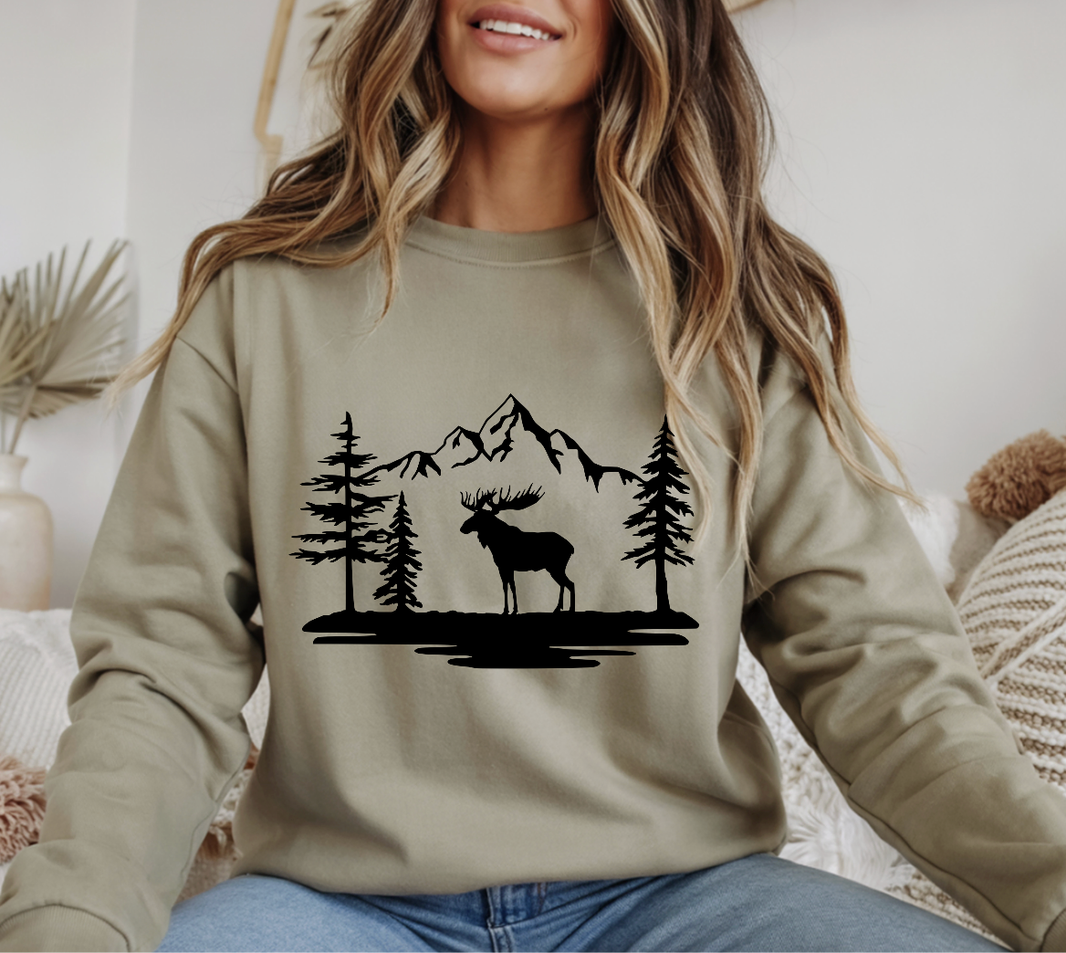 Moose Wildlife Sweatshirt