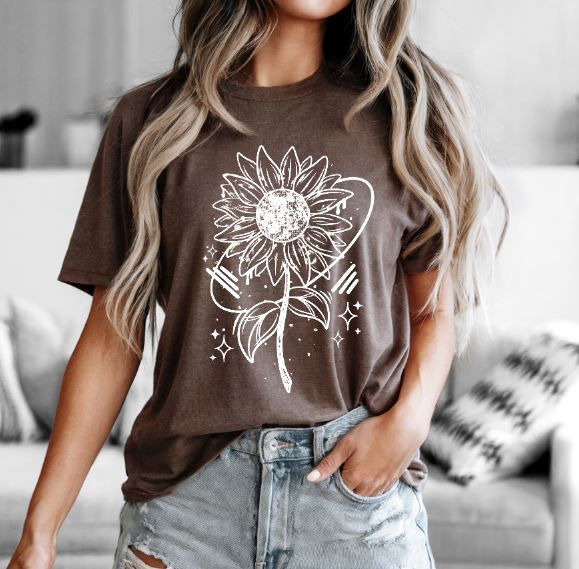Thumbnail: Single Sunflower Graphic Tee