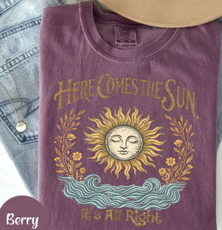 Thumbnail: Here Comes the Sun Comfort Color Shirt