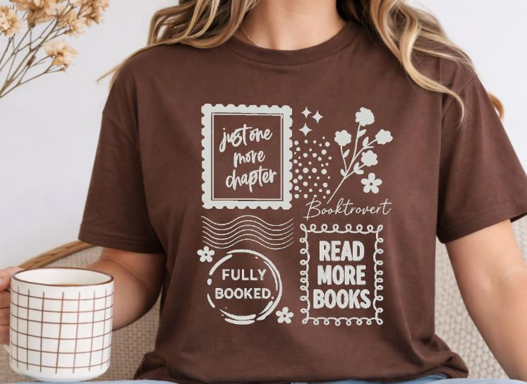 Thumbnail: Book Collage Graphic Tee