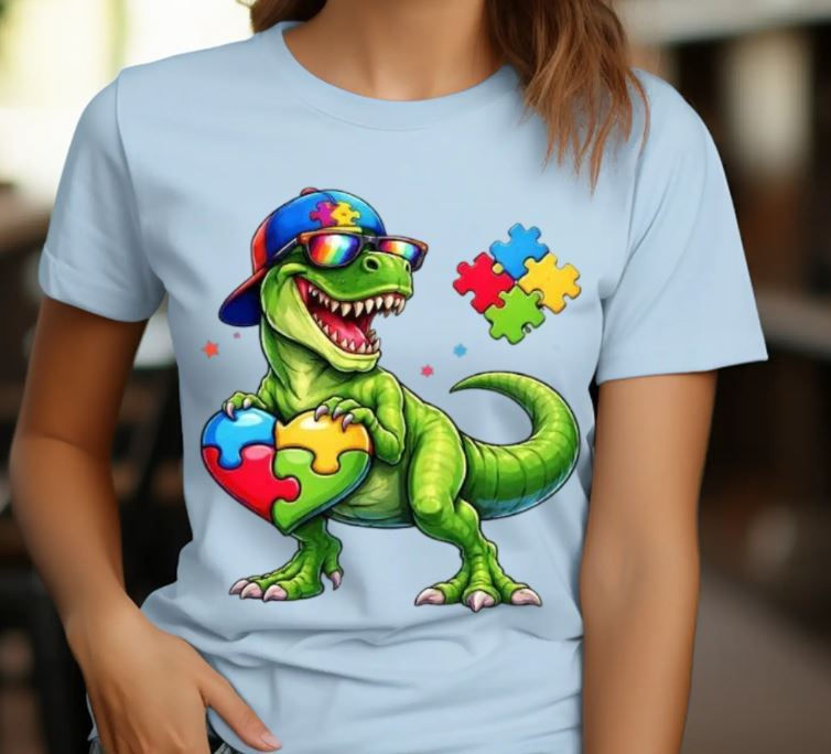 Thumbnail: Autism Dinosaur Graphic Tee