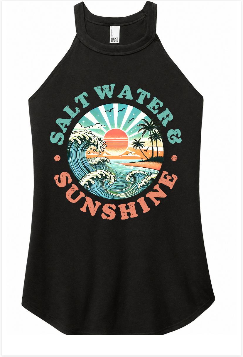 Thumbnail: Salt Water & Sunshine Rocker Tank Top