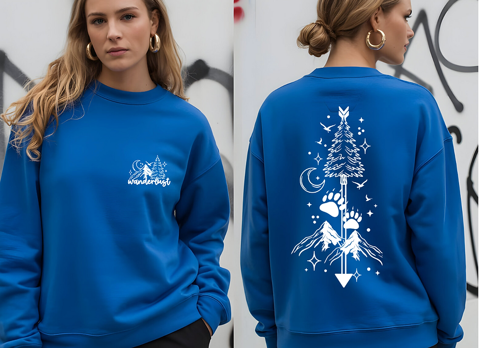 Thumbnail: Outdoor Wilderness Sweatshirt (Pocket & Spine)