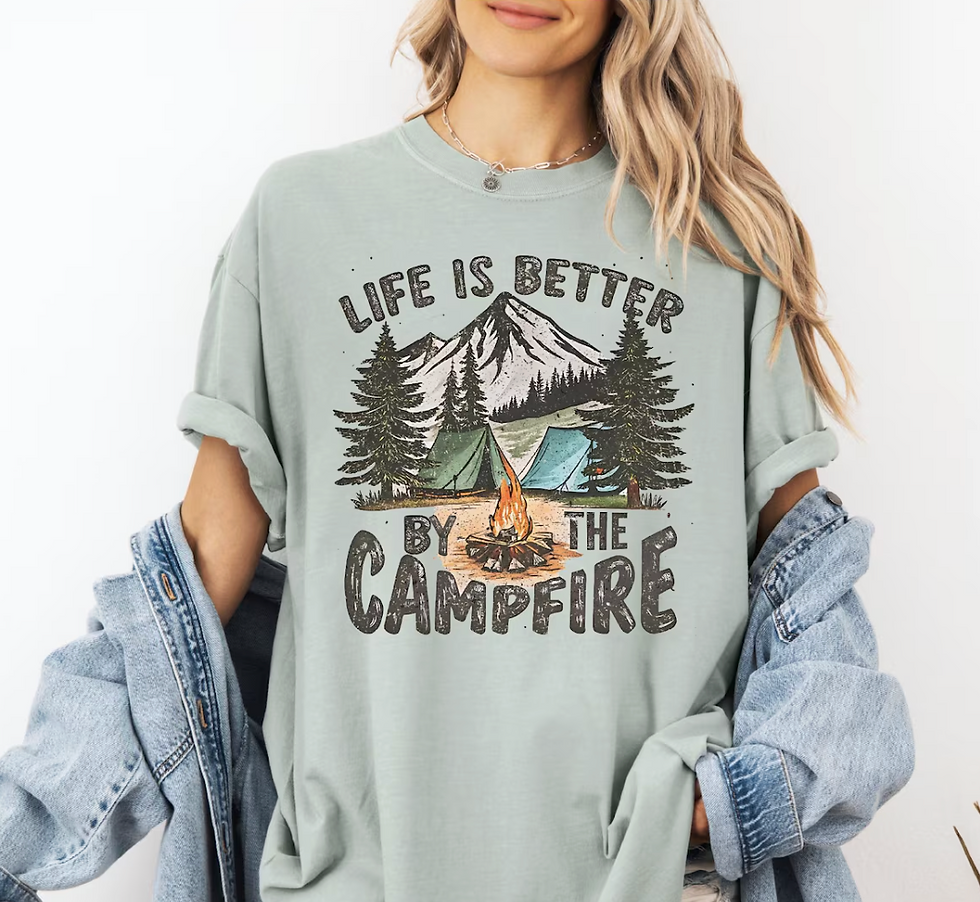 Thumbnail: Life is Better Around the Campfire Comfort Color Shirt