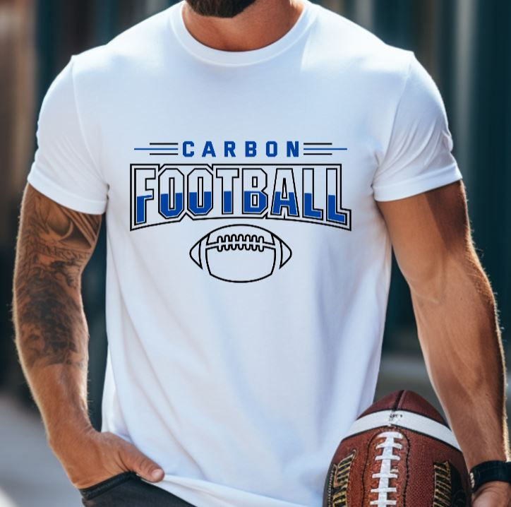 Thumbnail: Carbon Football (Black Ink) Graphic Tee