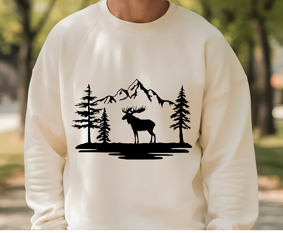Thumbnail: Moose Wildlife Sweatshirt