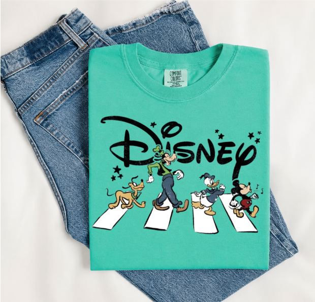 Thumbnail: D!sney Retro Friends Comfort Color Shirt