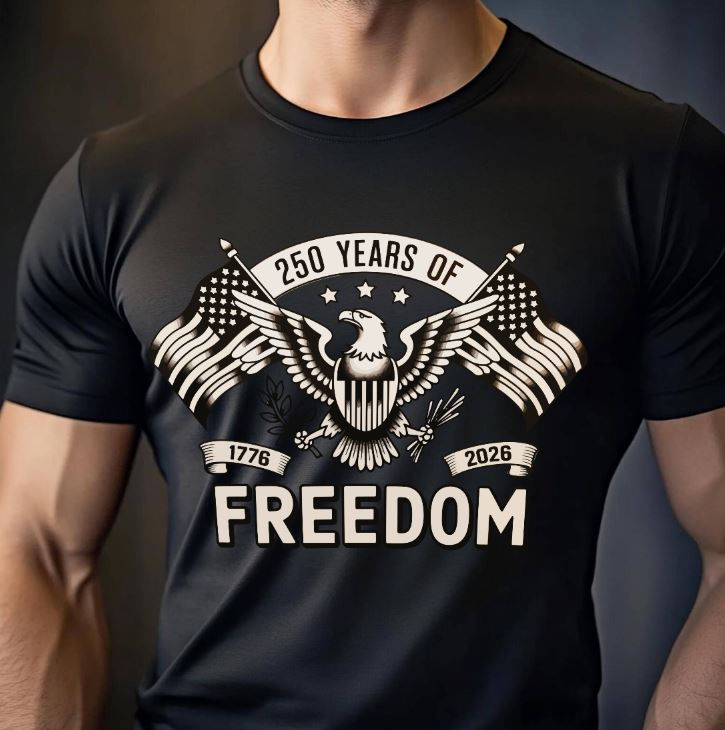 Thumbnail: 250 Years of Freedom Neutral Graphic Tee