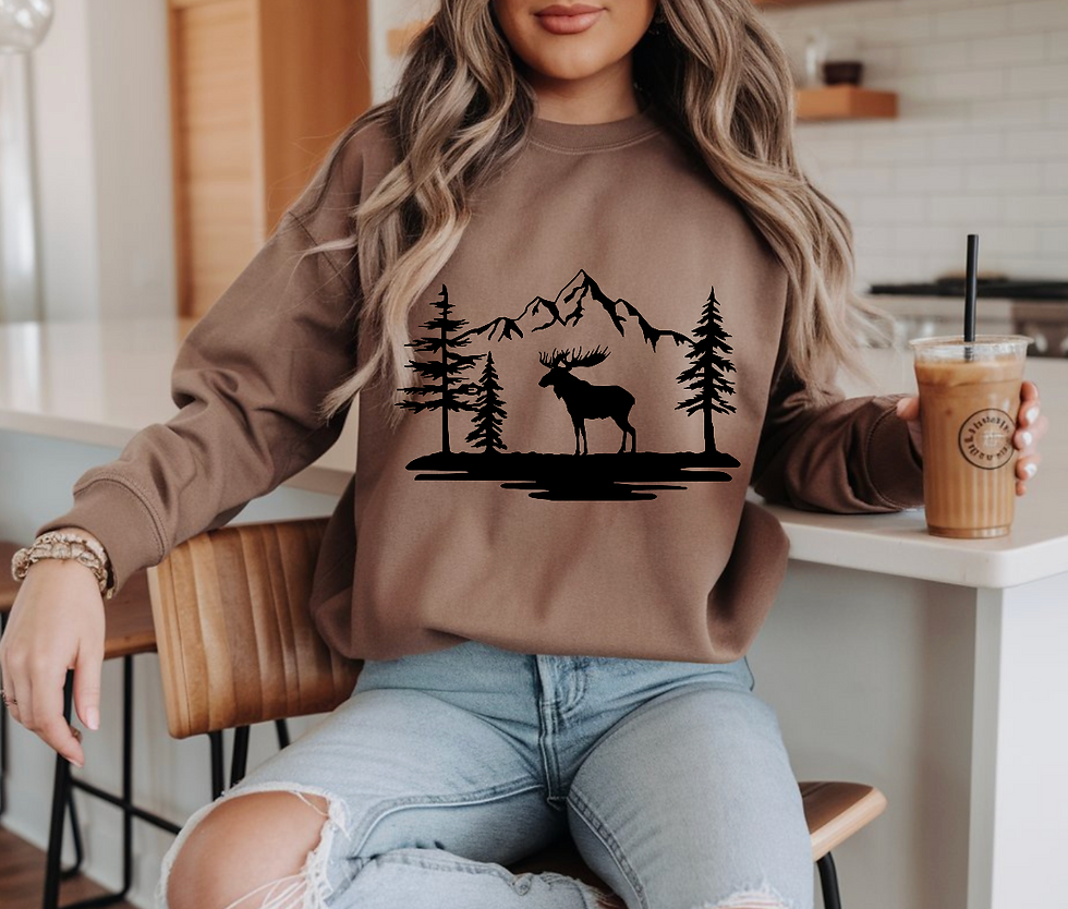 Thumbnail: Moose Wildlife Sweatshirt
